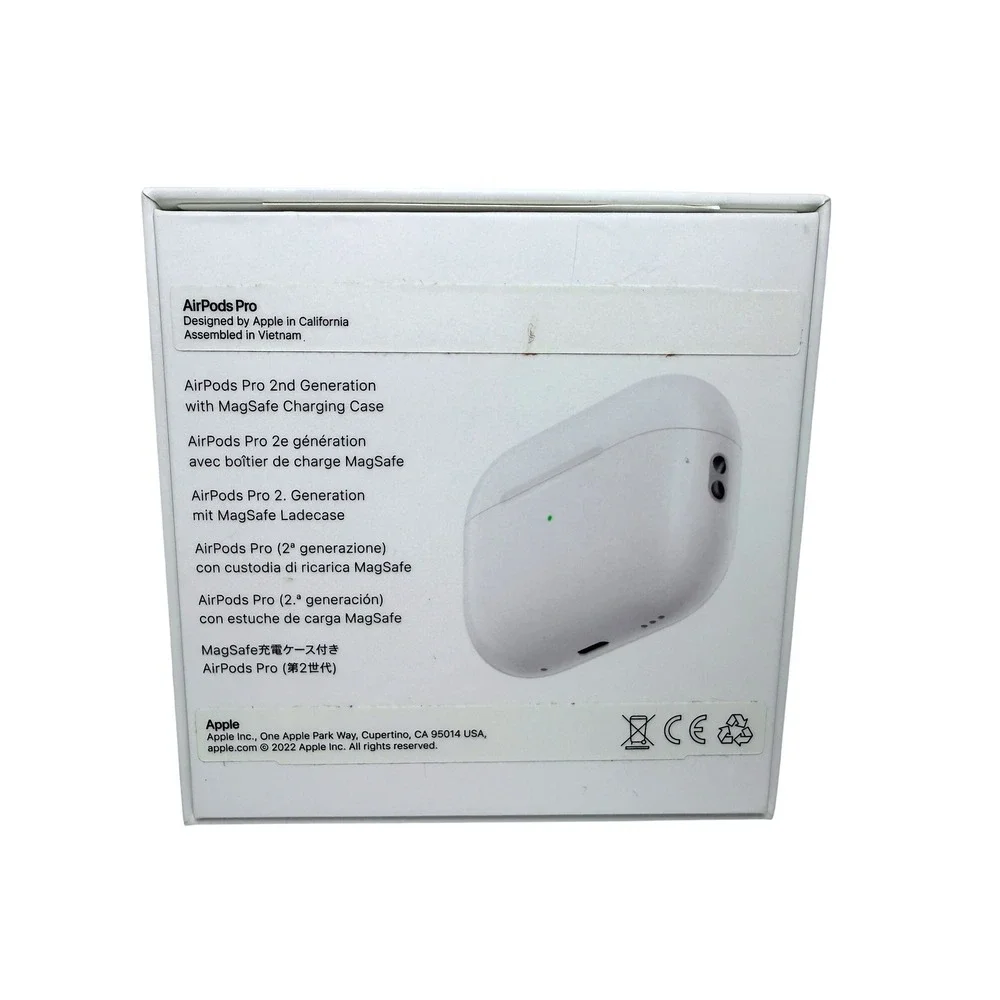 Apple AirPods Pro 2nd Gen Wireless Earbuds Complete White MQD83AM/A A2698 WORKS